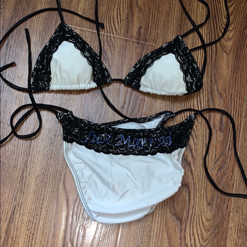 BLING Just Married bikini
